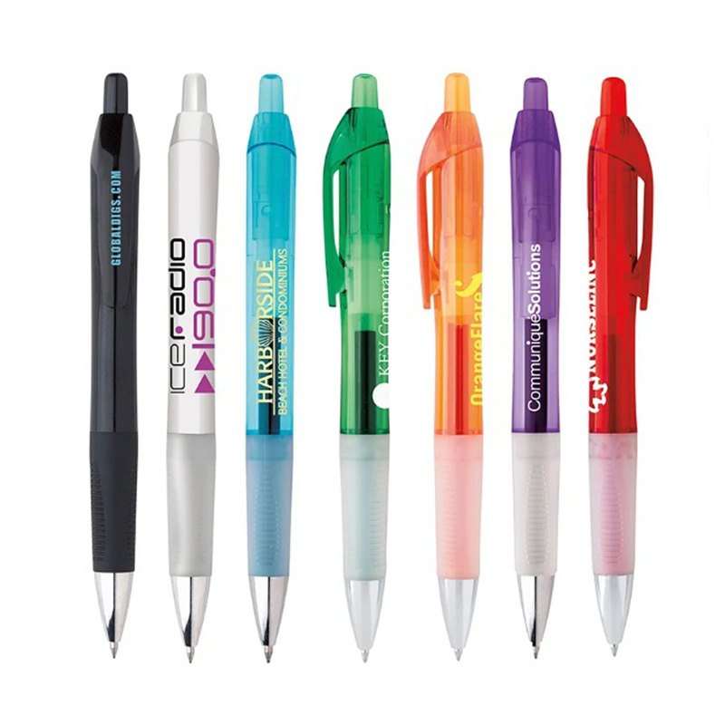 soft grip click ball pen
