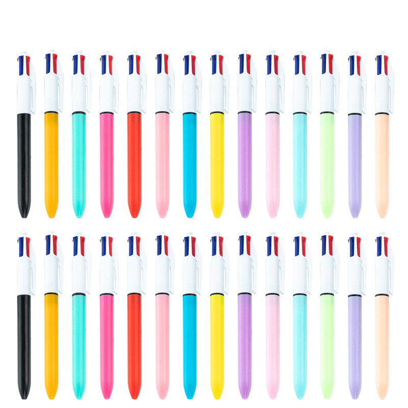 multicolor school student plastic pen