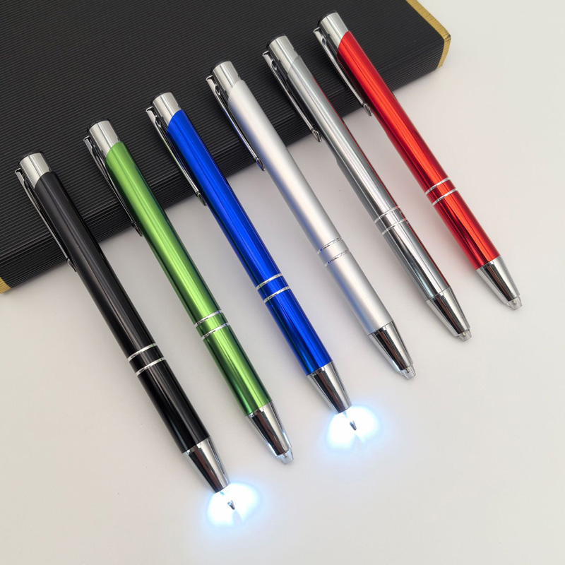 Led light promotional gift ballpen