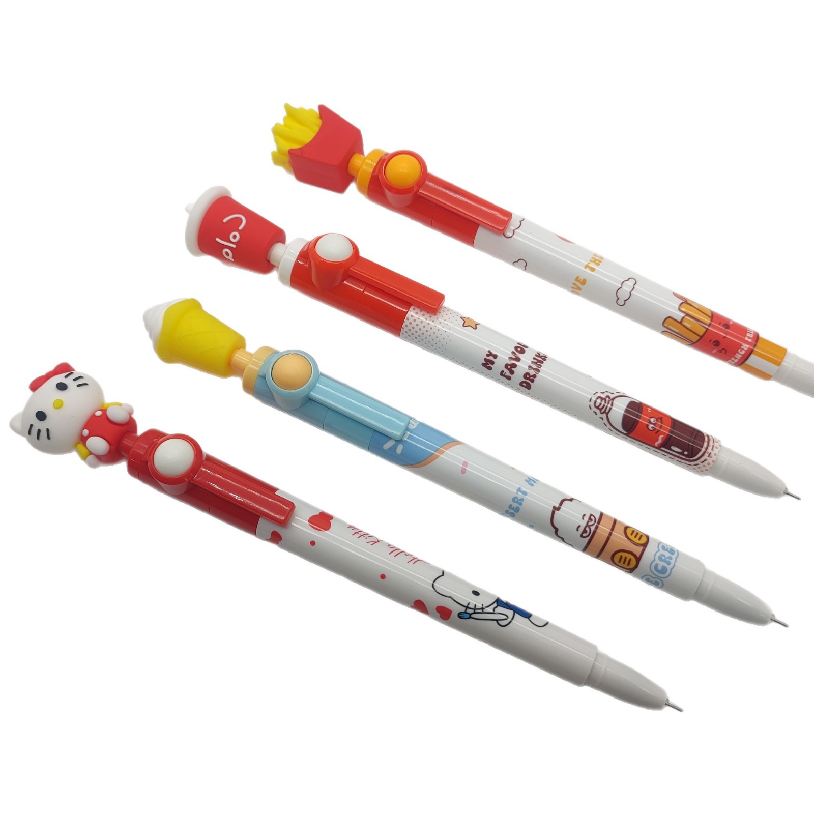 Cartoon head promotional plastic pen