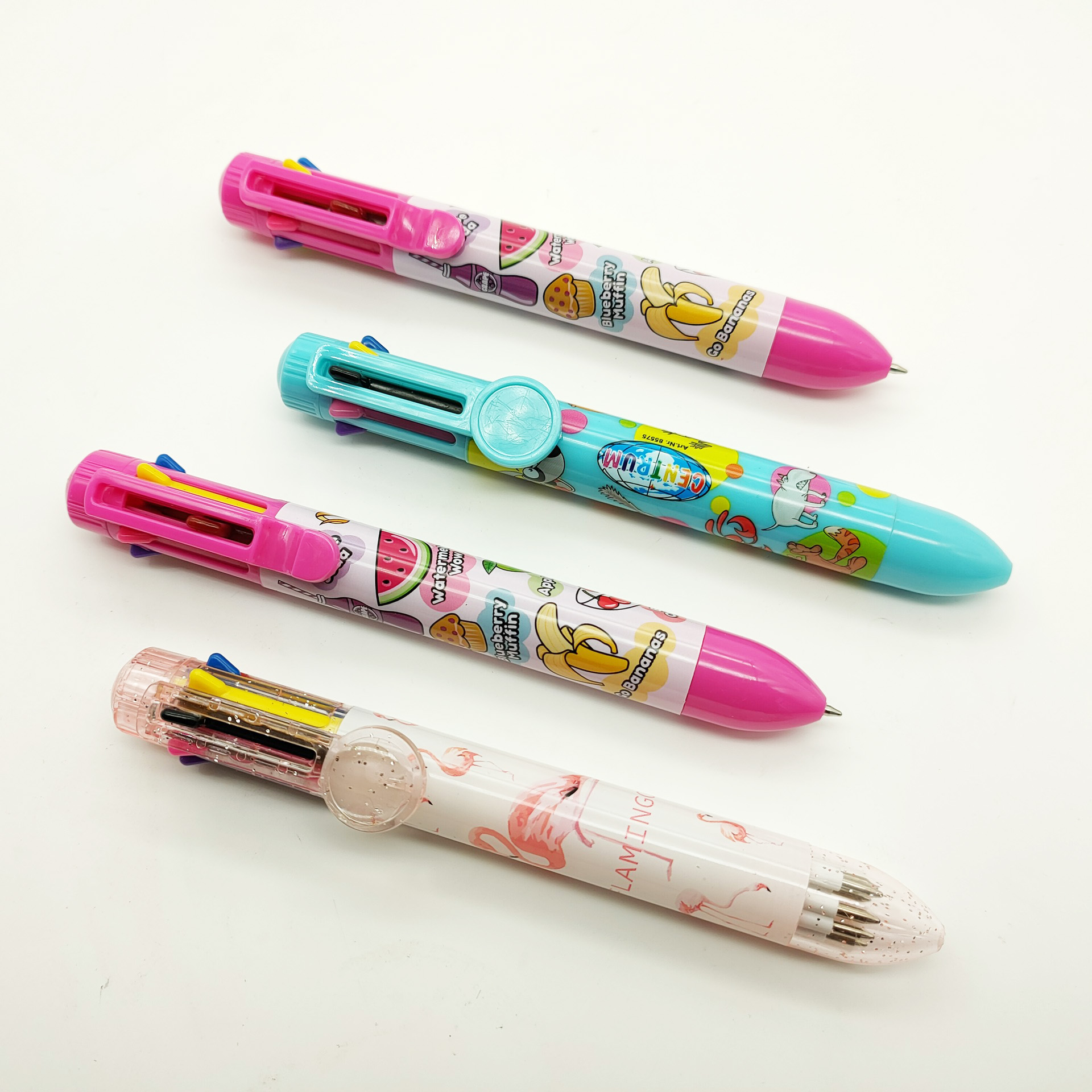 Full color printed multicolor plastic pen