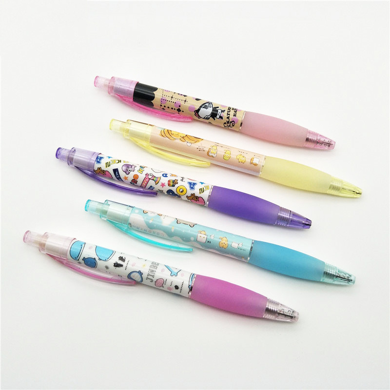 full color printed plastic grip pen